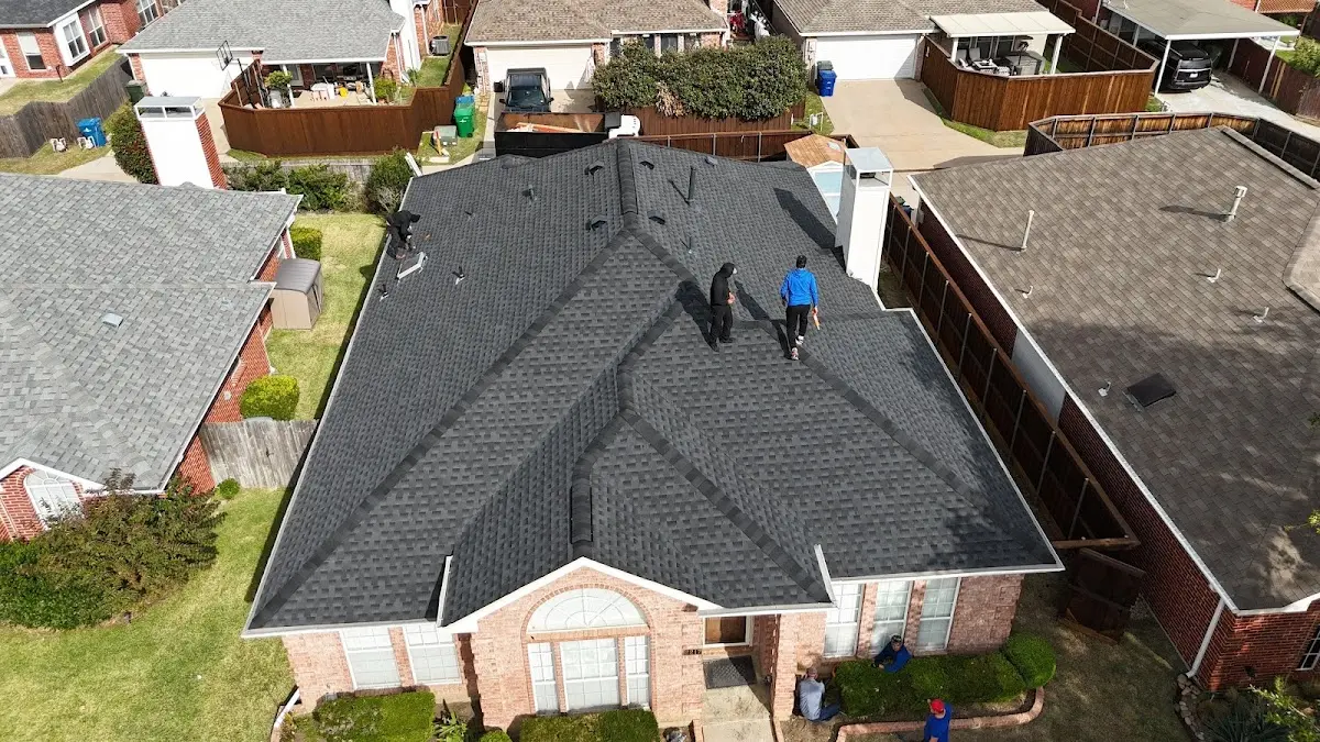 Slate & Tile Roof Repair work in progress on a Westland property